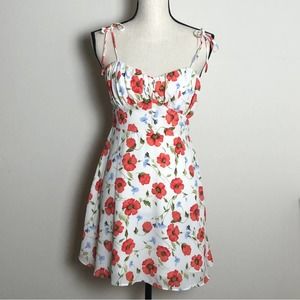 Forever 21 | Floral Chiffon Cami Spaghetti Strap Dress Size Small